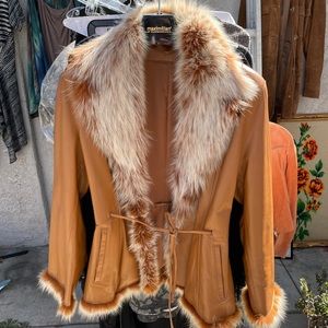 Maximilian Real Fur Leather Jacket
